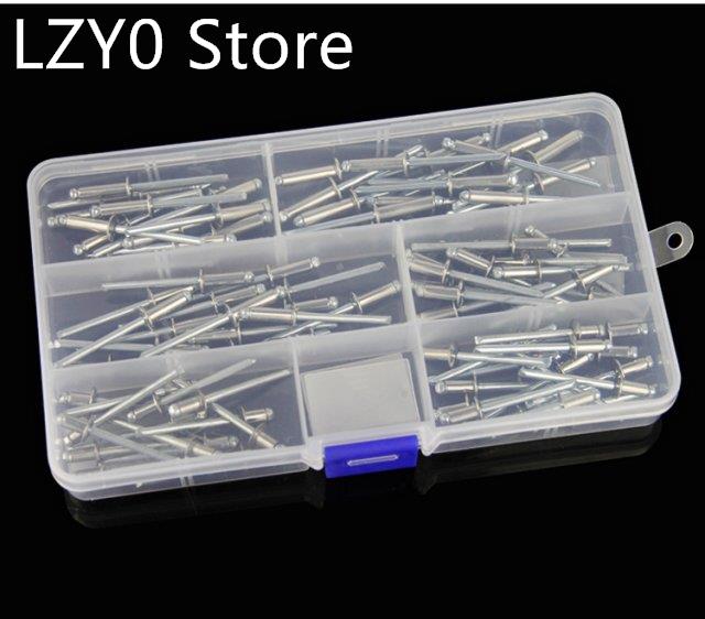 180Pcs/set M3/ M4/ M4.8mm Stainless steel Aluum Blind Ri