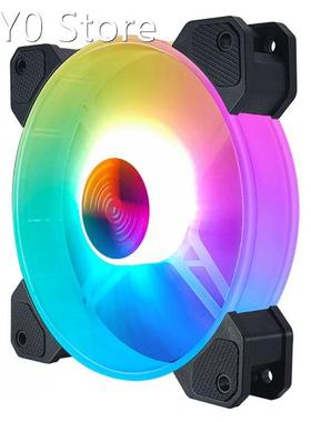 COOLMOON 12cm 12V 4Pin PC Case Cooler Fan for Computer Chass