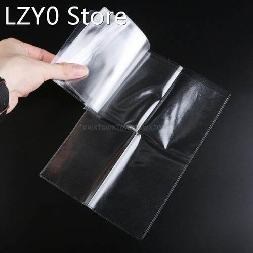 12x9cm PVC Transparent Auto Documents Cover Russian Driver&a
