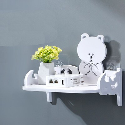 Kitchen Ceramic wall shelf bedroom hanging bathroom Cosmeti