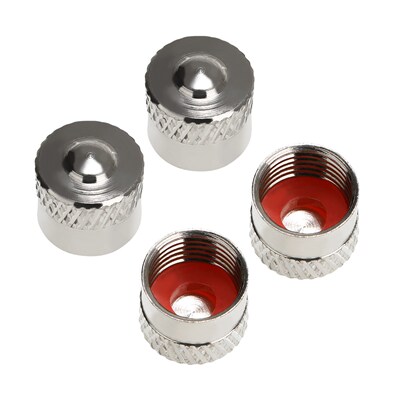 New 2 PAIR Universal Car Moto Bike Tire Wheel Valve Cap Dus