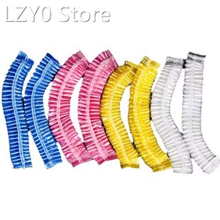 2022 New 100pcs Disposable Shower Caps Large Thick Clear Wat