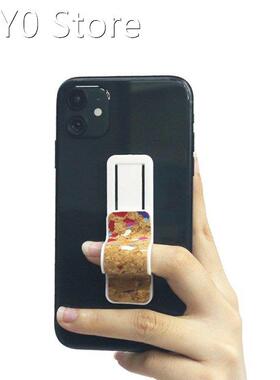 1pc Finger Ring Phone Holder Candy Plain Color Wrist Band Ha