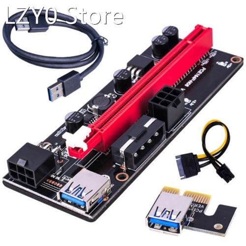 VER009 USB 3.0 PCI-E Riser VER009S Express 1X 4X 8X 16X Exte