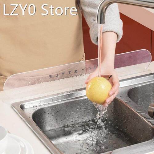 Transparent Sink Water Splash Guard Anti-water Board Baffle