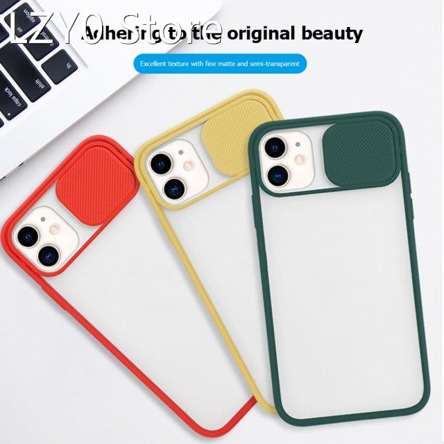Phone Case w/ Slide Lens Protector Dustproof Cellphone Prote