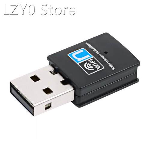Wireless Network Card 300Mbps 2.4GHz WiFi Dongle Receiver wi