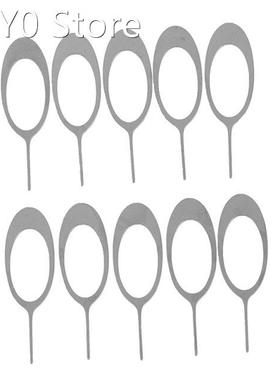 10pcs Sim Card Tray Removal Eject Pin Key Tool Needle Stainl
