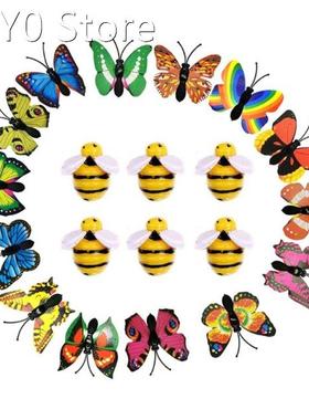 40pcs Exquisite Colorful Butterfly Bee Style Pushpins Decora