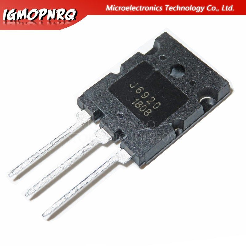 5pcs J6920 HD TV line pipe transistor p IC 20A / 1700V new