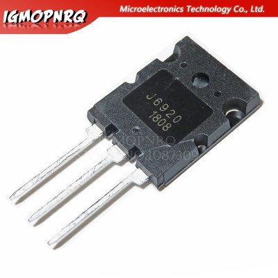 5pcs J6920 HD TV line pipe transistor p IC 20A / 1700V new