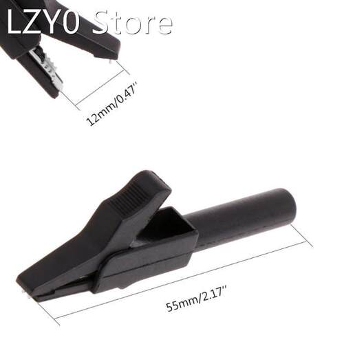 AIMOMETER 2 Pcs Full Protective Alligator Clips Crocodile Cl