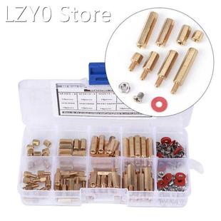 Standoffs Hex Assortment 140Pcs Nut Screws Brass Washers