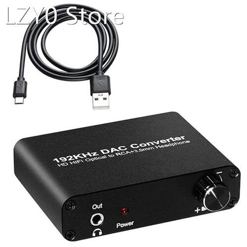 5.1CH DAC Converter Audio Decoder Digital Optical Coaxial To