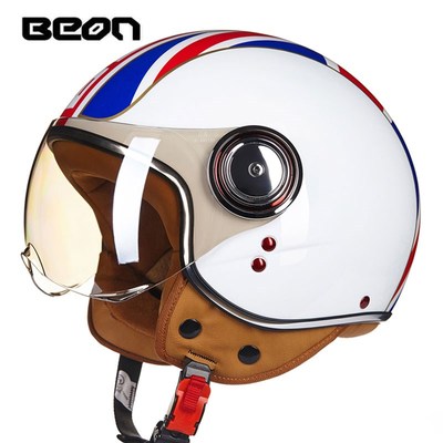 Motorcycle scooter Helmet 3/4 Open Face halmet motocross vin