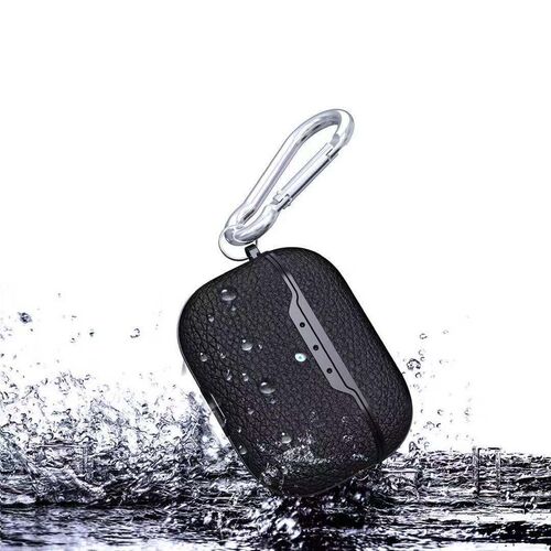 Litchi Leather Case For AirPods Pro Waterproof Shockproof E