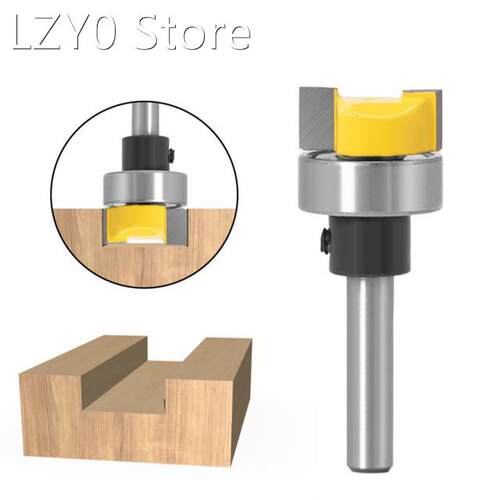 1PC Template Trim Hinge Mortising Router Bit - 6mm 1/4 Shank