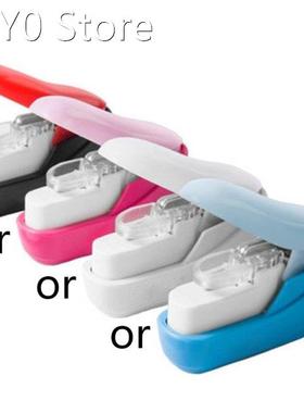Color Stapleless Stapler Book Paper Stapling Stapler Po