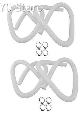 2 Set Ground Pool Hose 1.25 Inch Hose for Replacement Pump P