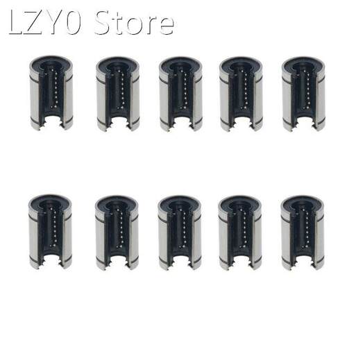 10pcs/lot LM10UUOP LM16UUOP LM12UUOP LM20UUOP Linear bearing