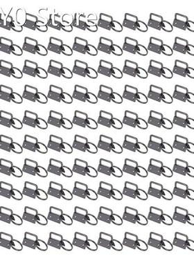100 PCS Wristlet Hardware, 1 Inch Key Fob Hardware for Keych