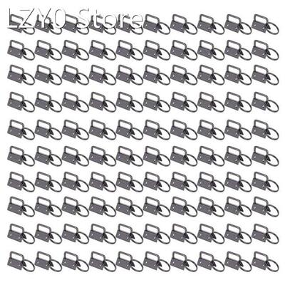 100 PCS Wristlet Hardware, 1 Inch Key Fob Hardware for Keych