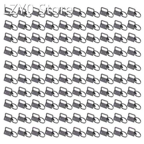 100 PCS Wristlet Hardware, 1 Inch Key Fob Hardware for Keych