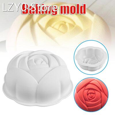 Rose-shape Cake Moulds Silicone Mold Mousse Ice Cream Chocol