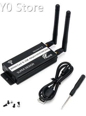 Wireless NGFF M.2 Key B to USB Adapter with Sim Card Slot fo