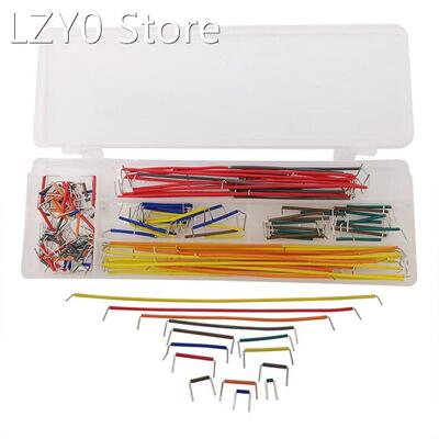 140Pcs/Box Solderless Breadboard Jumper Wires U Shape Breadb