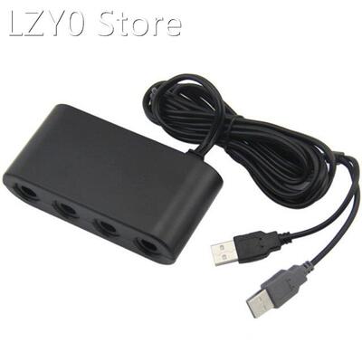 4 Ports Converter for GameCube GC Controller, USB Adapter Pl