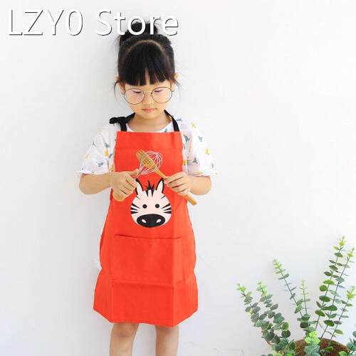 Cute Children's Apron Cartoon Kindergarten Apron Baking