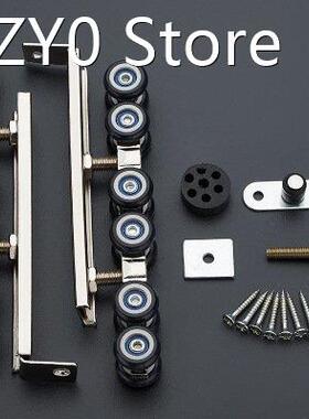 Sliding door roller hanging pulley hanging mute rail wheel b