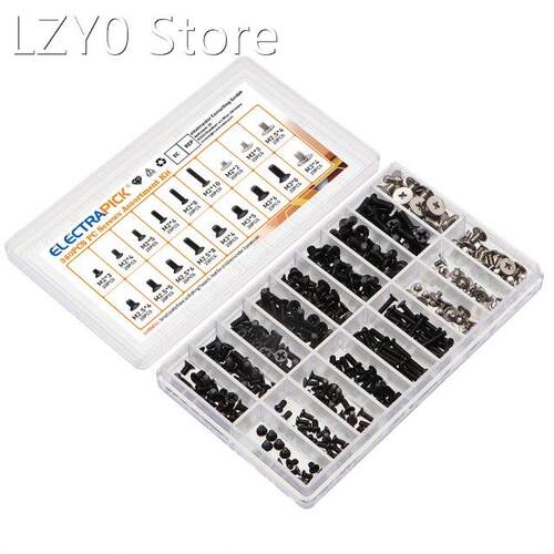300/360Pcs M2 M2.5 M3 KM Screw Flat Head Phillips Screws Lap