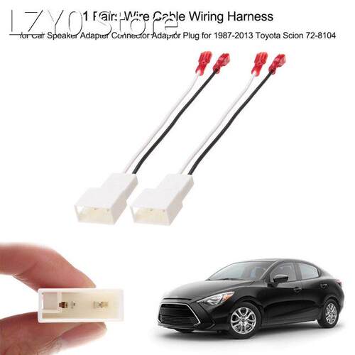 1 Pairs Wire Cable Wiring Harness for Car Speaker Adapter Co