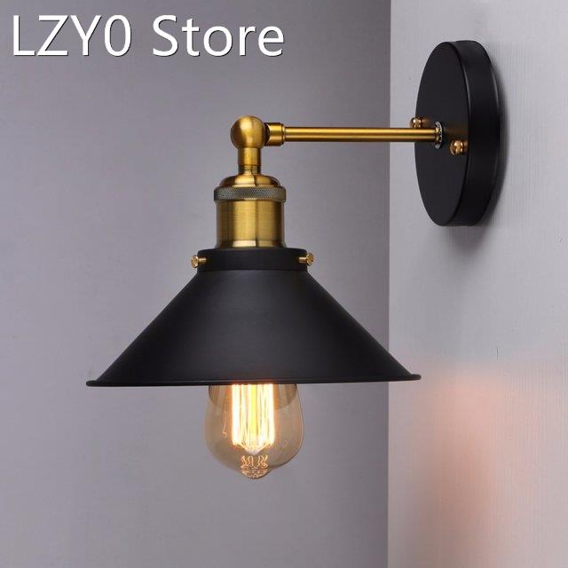 Vintage Plated Industrial Wall Lamp Retro Loft LED Wall Ligh