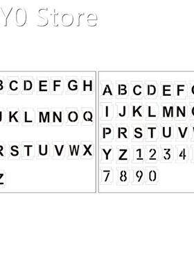 Alphabet Number Stencils 4 Inch 26 Pack Letters Numbers Sten