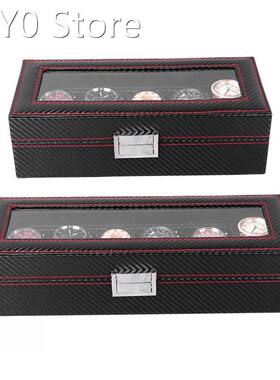 5/6 Slot Jewelry Watch Storage Box Bracelet Organizer Glass