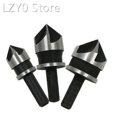 3Pcs/set 90 Degree 1/4 Hex Shank Drill Bit 5 Flute 12mm 16mm