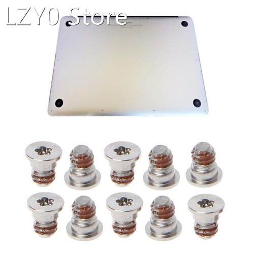10Pcs Laptop Bottom Case Screw For Macbook Pro Retina A1398