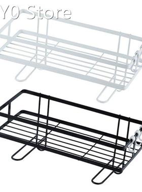 Bathroom Wall Mounted Shelves with Hooks Floating Storage Sh