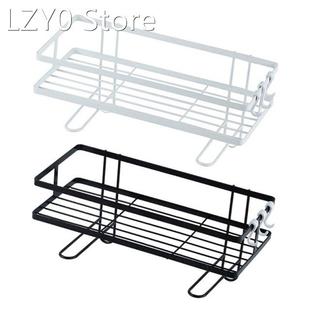 Bathroom Wall Mounted Shelves with Hooks Floating Storage Sh