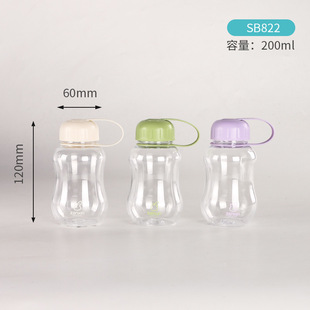 200Ml Cute Plastic Bottle portable Water New