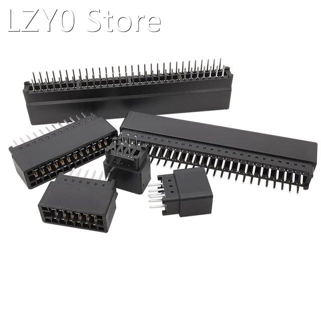 5Pcs Edge Card Connector Slot 2.54 mm Pitch 2x3P/4/5/6/7/8/1