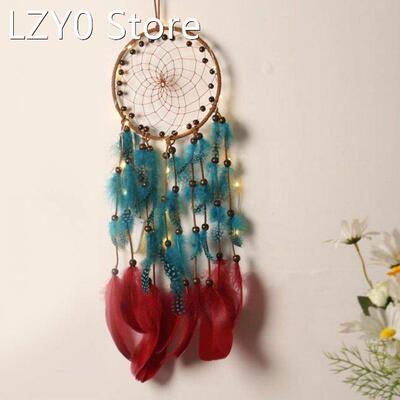 Fumigated Feather Beads Pendant Wall Hanging Decoration Polk