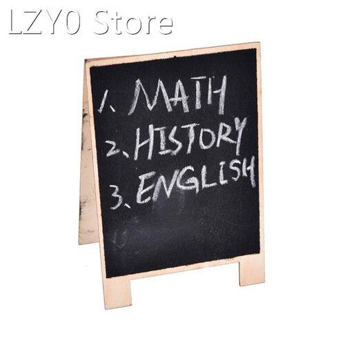 Wooden Chalkboard Blackboard DIY Wooden Place Card Holder Ta