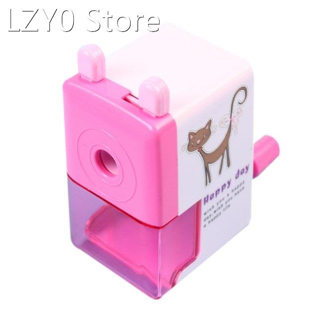 Cute Manual Pencil Sharpener Cartoon Bright Color Pencil Cut