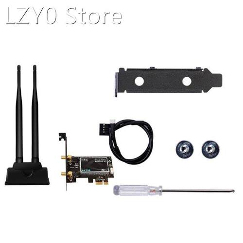 2400Mbps Dual Band Desktop PCIe For In tel AX200 Card 802.11