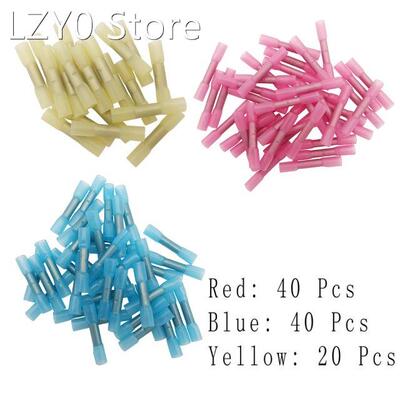 100Pcs/lot 3 Sizes Heat Shrink Connector Kits Insulated Wate
