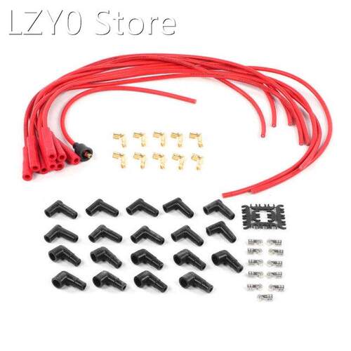 spark+plug car spark Universal Ignition Plug Wire Boot Set 4